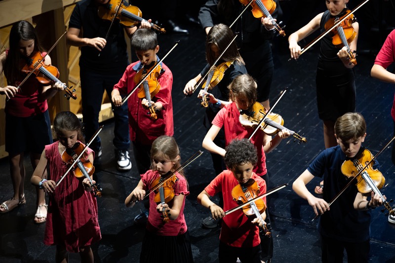 L'orchestre Amati junior à l'Opéra de Lausanne