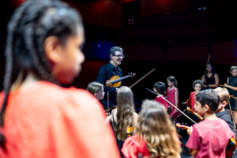 L'orchestre Amati junior à l'Opéra de Lausanne